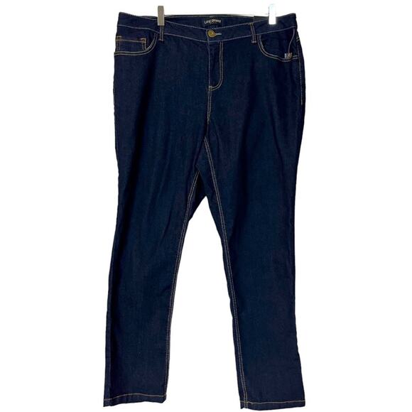 Lane Bryant Skinny Legging Jeans Ankle High Rise Dark Wash NEW Women’s 18 Plus - Picture 1 of 8